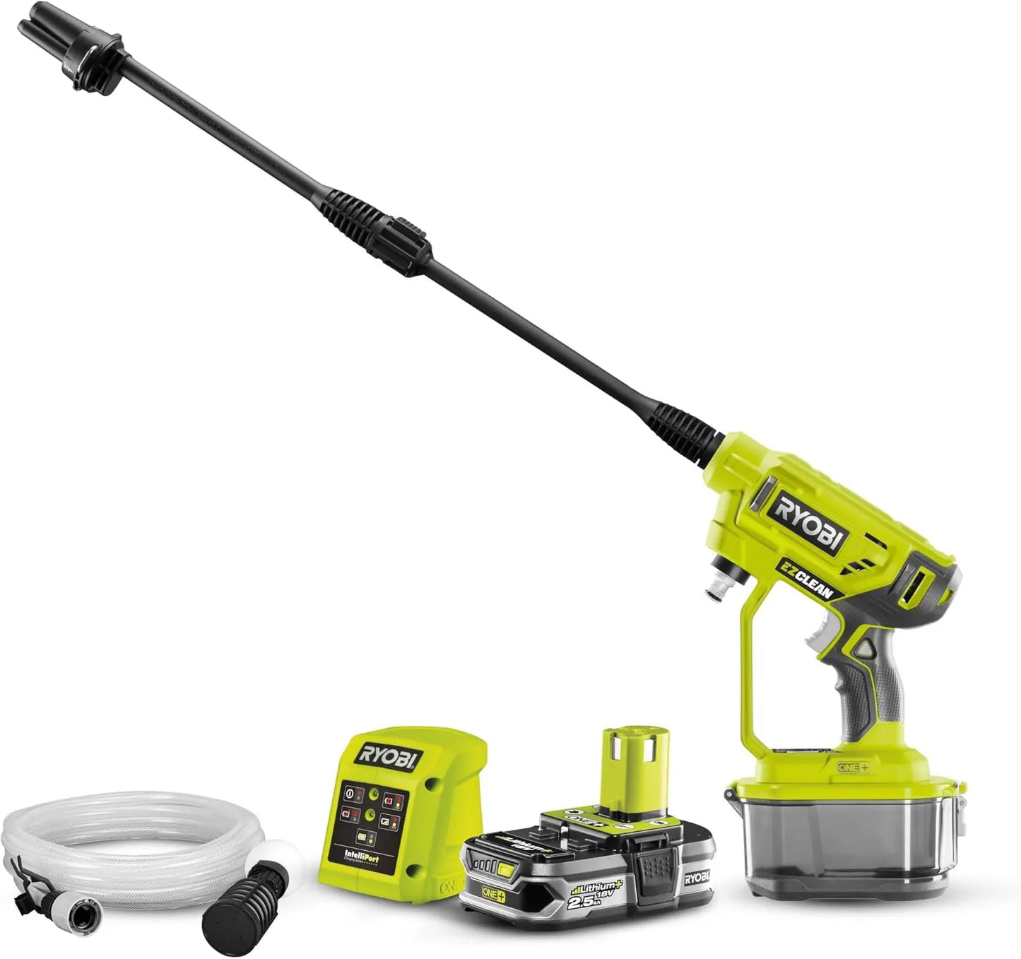 Ryobi RY18PW22A-125 Outil d'atelier automobile, 18 V, 2.5 Ah, 22 Bar, fonctionnement sur batterie