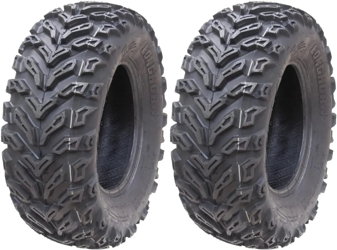 Parnells 2 Ensembles de de Pneu ATV et quad, 25 x 8.00-12, sans chambre à air, pour ATV, UTV et quad