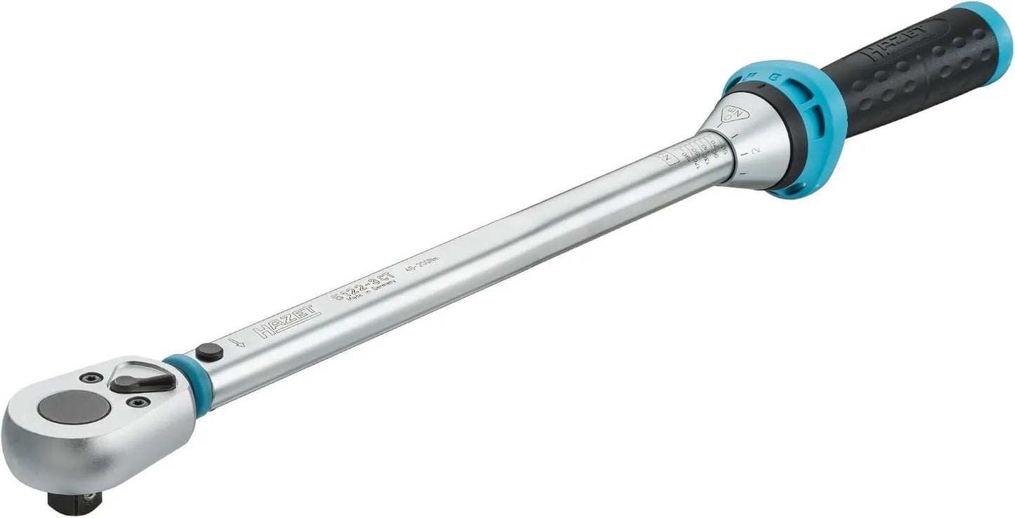 HAZET Clé dynamométrique, 1/2 pouce, 12,5 mm, 519 mm, pour serrage contrôlé des fixations