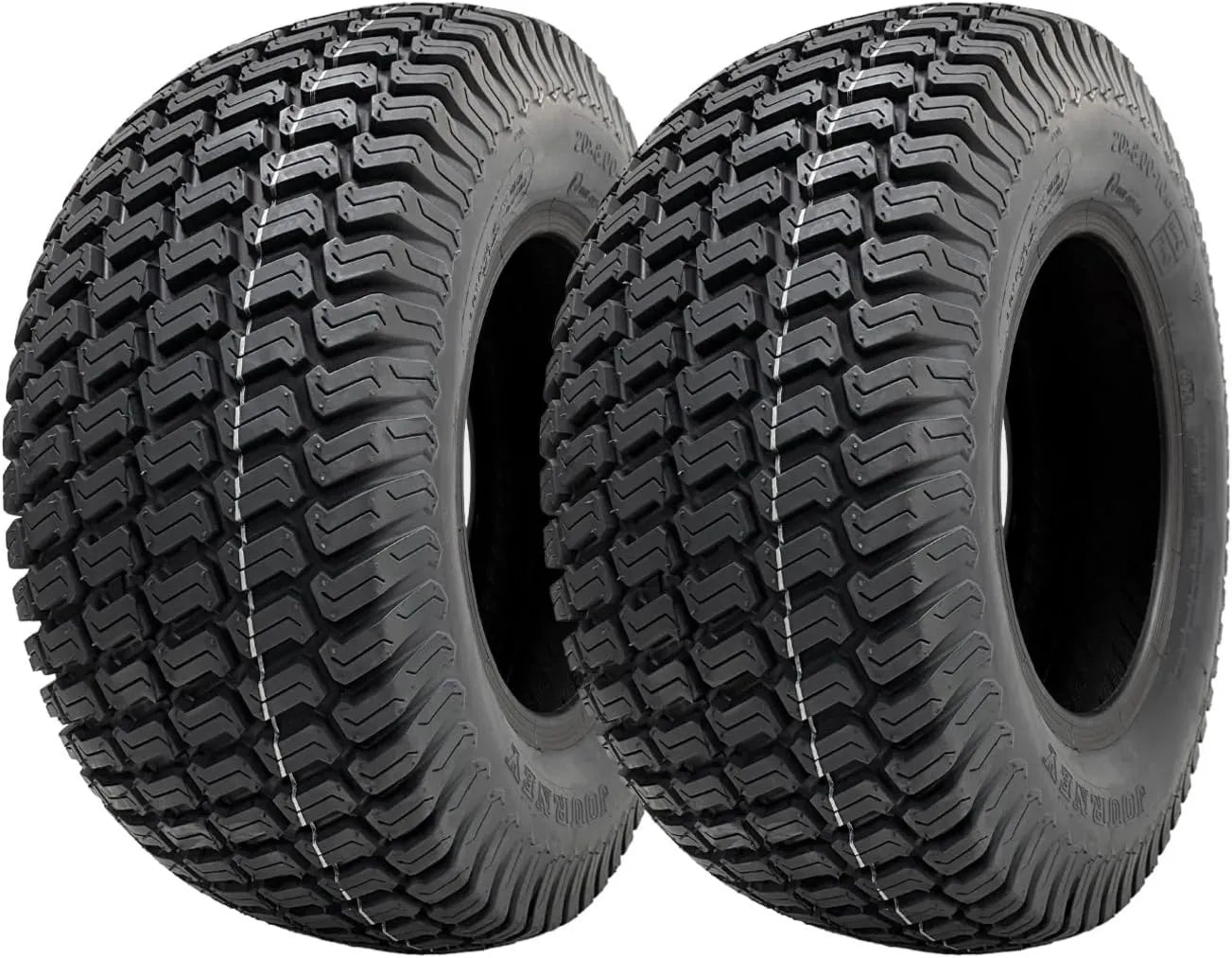 Parnells 2 Jeux de de Pneu pour voiture – 20 x 8.00-10, sans chambre à air, pour voiture