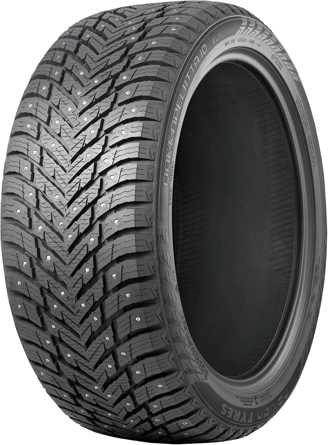 Nokian HAKKAPELIITTA 10 CLOUTE - 235/ Gomme 4x4 pour route et terrain, 50/19, 103T, renforcé XL, M+S, 3PMSF