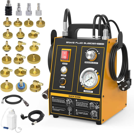 Purgeur électrique de frein, 220 V, 2,5 bar, pour vidange du liquide de frein et entretien