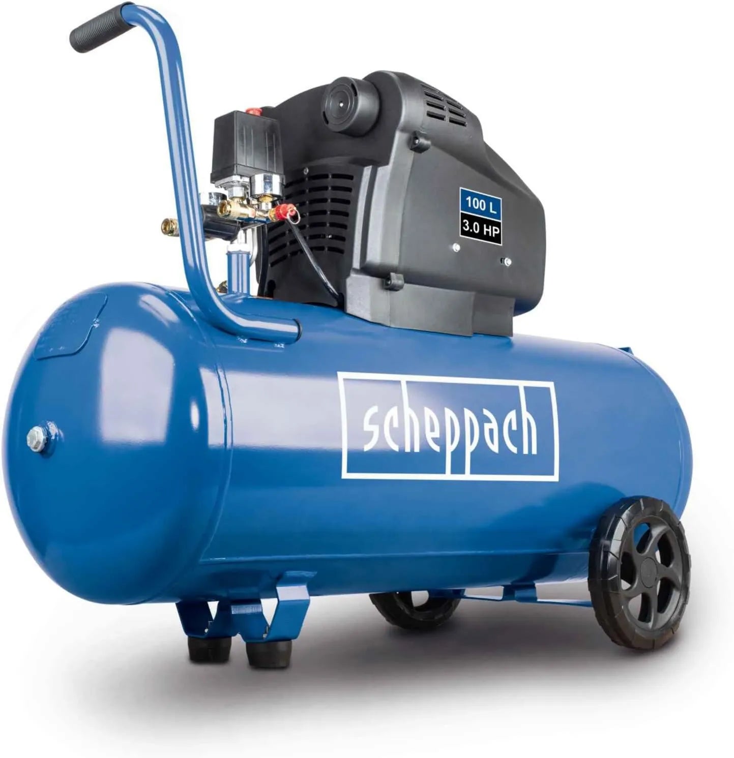 Scheppach HC106DC Compresseur d'air, 2200 W, 100 L, pour atelier, garage et travaux pneumatiques