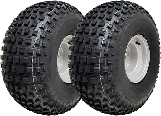 Parnells Jeu de 2 Roues Pneu ATV et quad – 22 x 11.00-8, pour ATV, UTV et quad