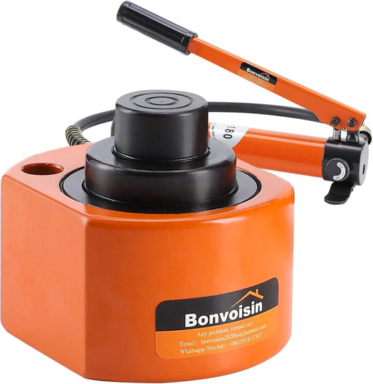 Bonvoisin DFPY-20T Vérin Hydraulique avec Pompe CP-180, 20T, hydraulique, pour entretien, réparation et utilisation en atelier
