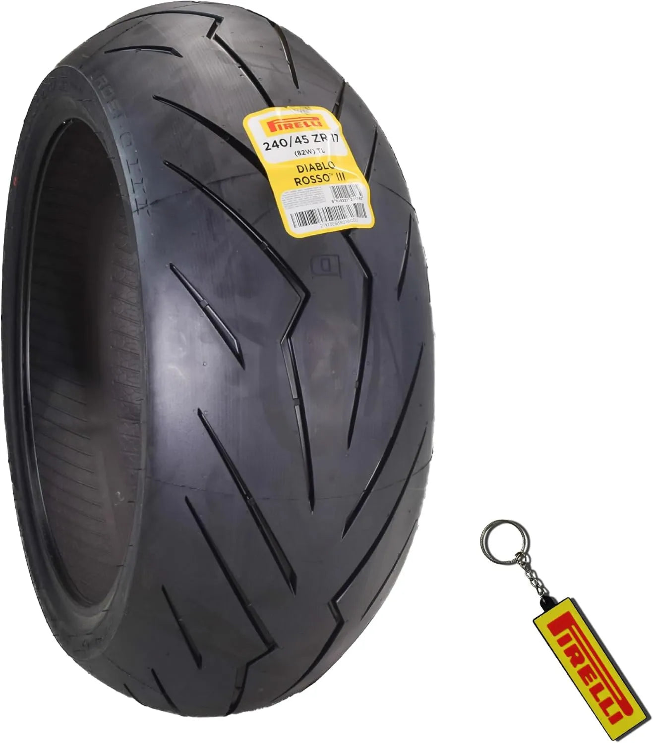 Pirelli Diablo Rosso III Pneu moto – 240/45 ZR17, 82W, pour moto et scooter