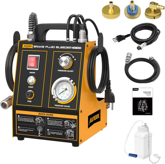 AST605 Purgeur électrique de frein, 220 V, pour vidange du liquide de frein et entretien