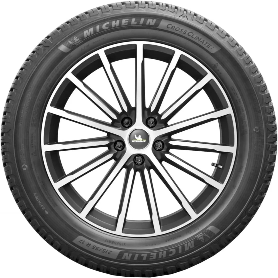 Michelin CROSSCLIMATE 2 PNEUMATIQUE / ALLSEASON Pneu 4 saisons pour voiture – 235/55 R18, 104H, renforcé XL, M+S, 3PMSF, TL sans chambre, pour voiture