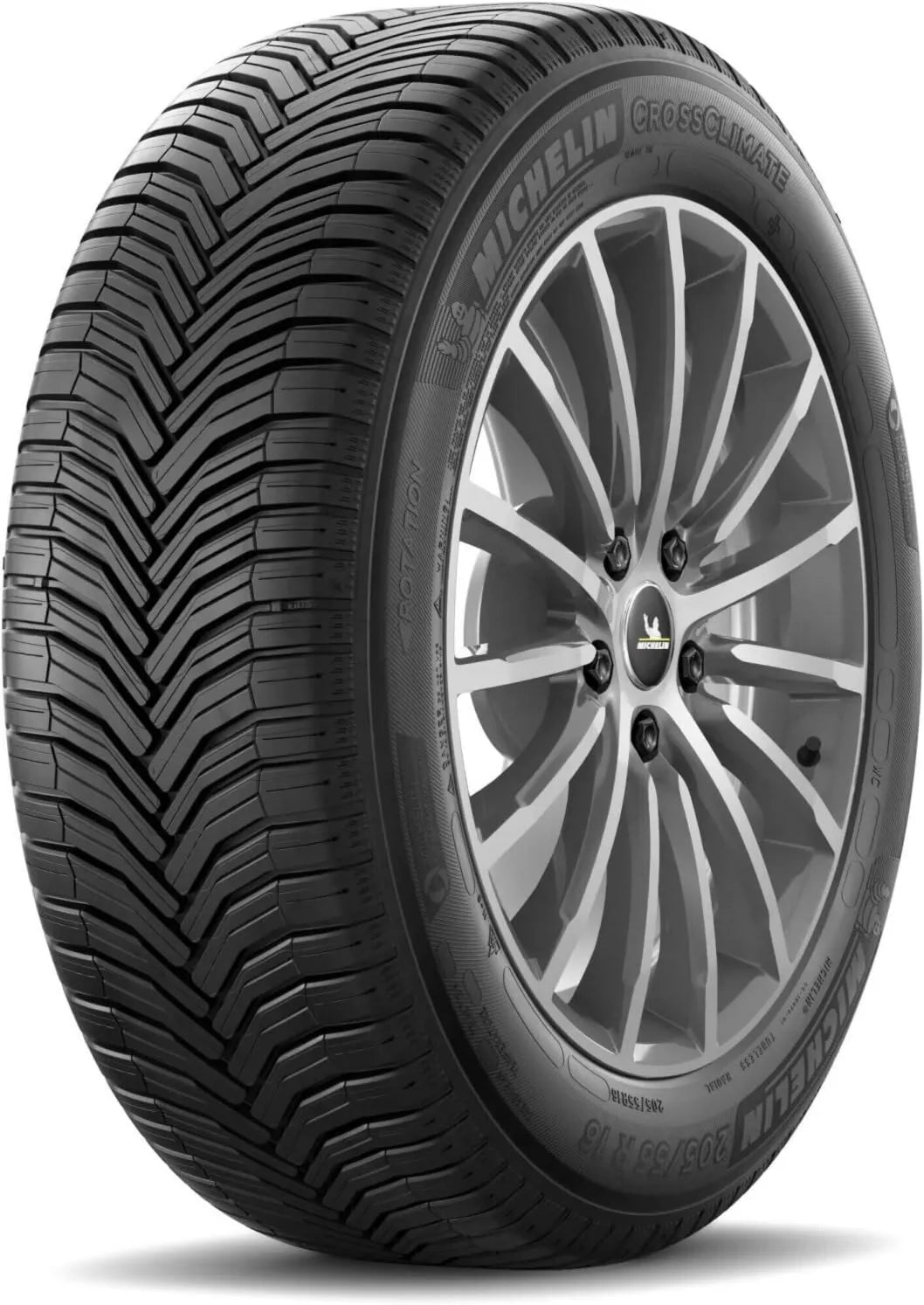 Michelin CROSSCLIMATE+ PNE/ALLSEASON Pneu 4 saisons pour voiture – 205/60 R16, 96H, renforcé XL, M+S, 3PMSF, pour voiture