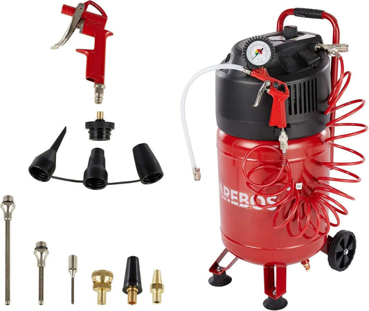 Compresseur d'air, pour atelier, garage et travaux pneumatiques, Arebos
