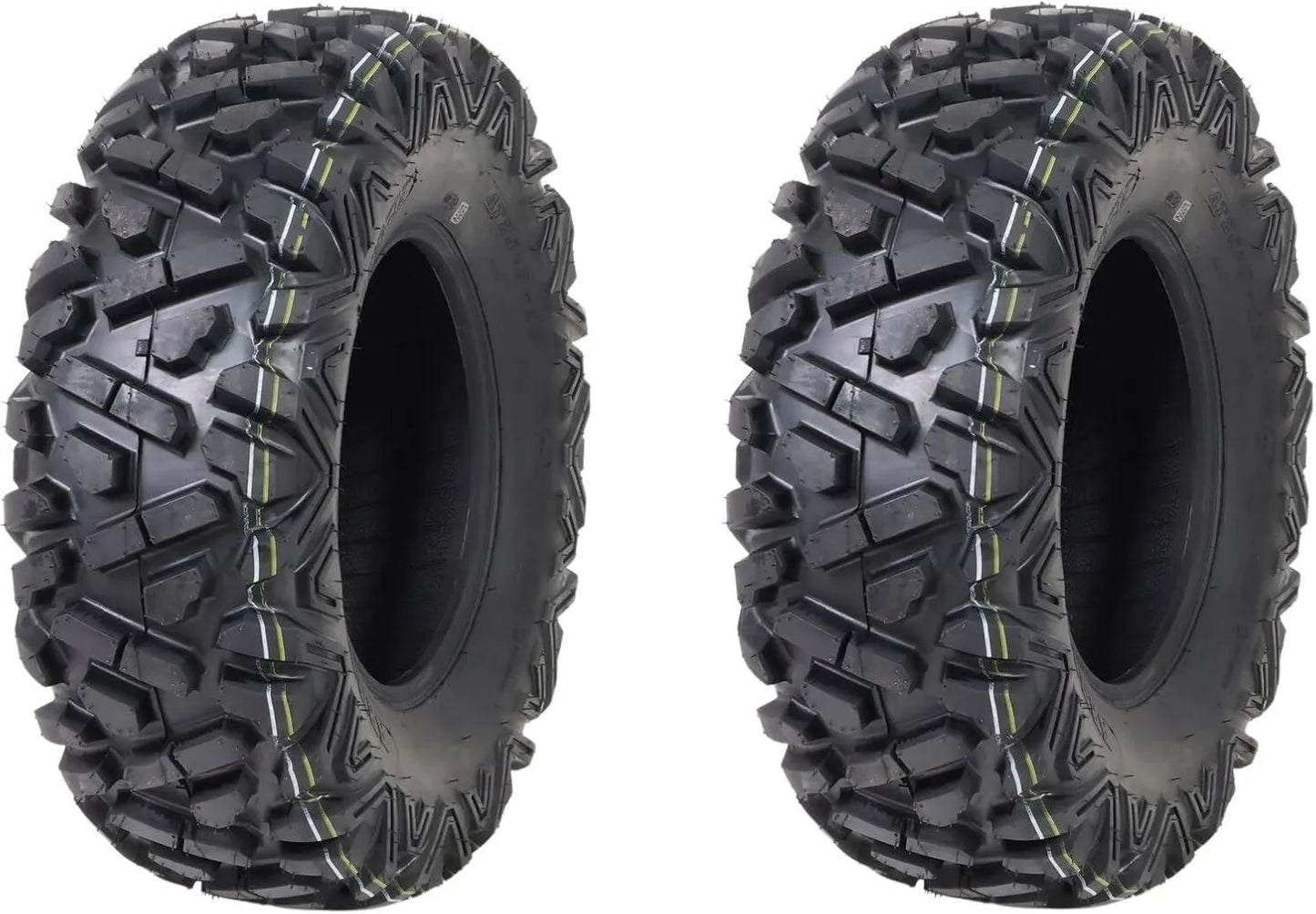 HAKUBA Lot de 2 tout-terrain P350 Pneu ATV et quad – lot de 2, 205/75-14, 26x, pour ATV, UTV et quad