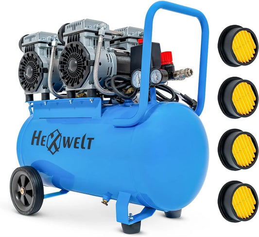 Compresseur d'air, 50 L, 8 Bar, 1500 W, 3000 W, 380 l, 4T, sans huile, pour atelier, garage et travaux pneumatiques