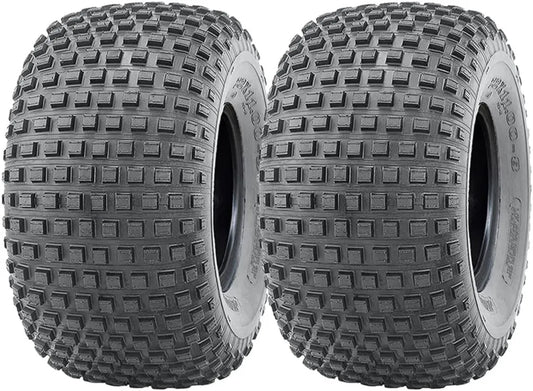 Parnells 2 Jeux de Tubeless Pneu ATV et quad, 22 x 11.00-8, sans chambre à air, pour ATV, UTV et quad