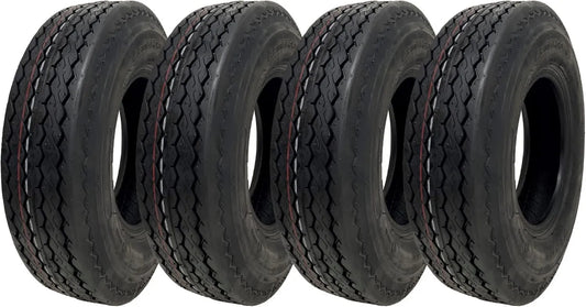 Wanda 4.80/4.00-8 Lot de 4 pneus de remorque 6