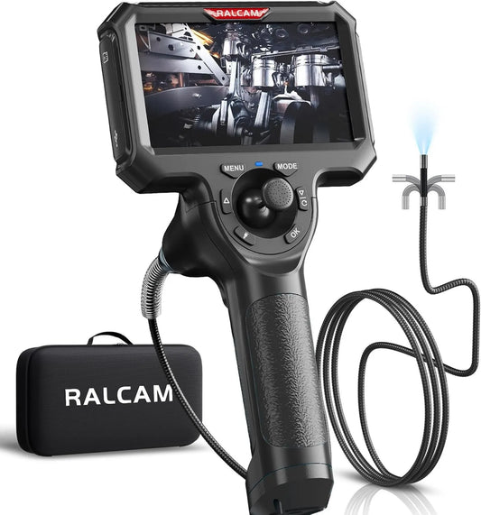IP67 Caméra d'inspection numérique – 6,2 mm, avec écran, pour véhicule, conduites et cavités, Ralcam