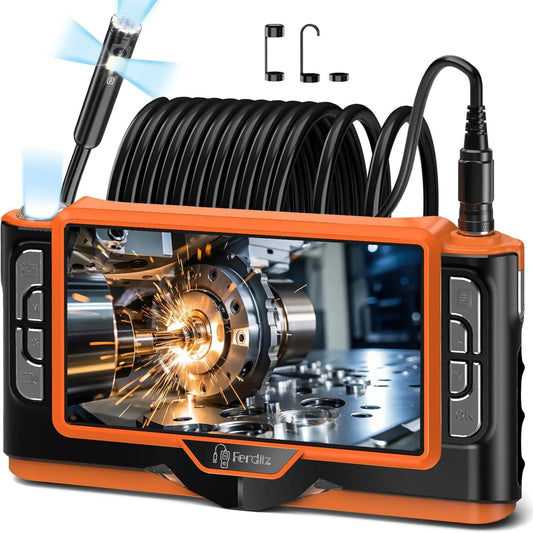 7' IPS Camera Endoscopique Double Objectif avec Lampe de