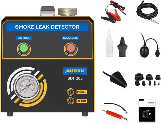 SDT-205 Détecteur de fuite à fumée automobile – 12 V, pour circuits EVAP, dépression et conduites