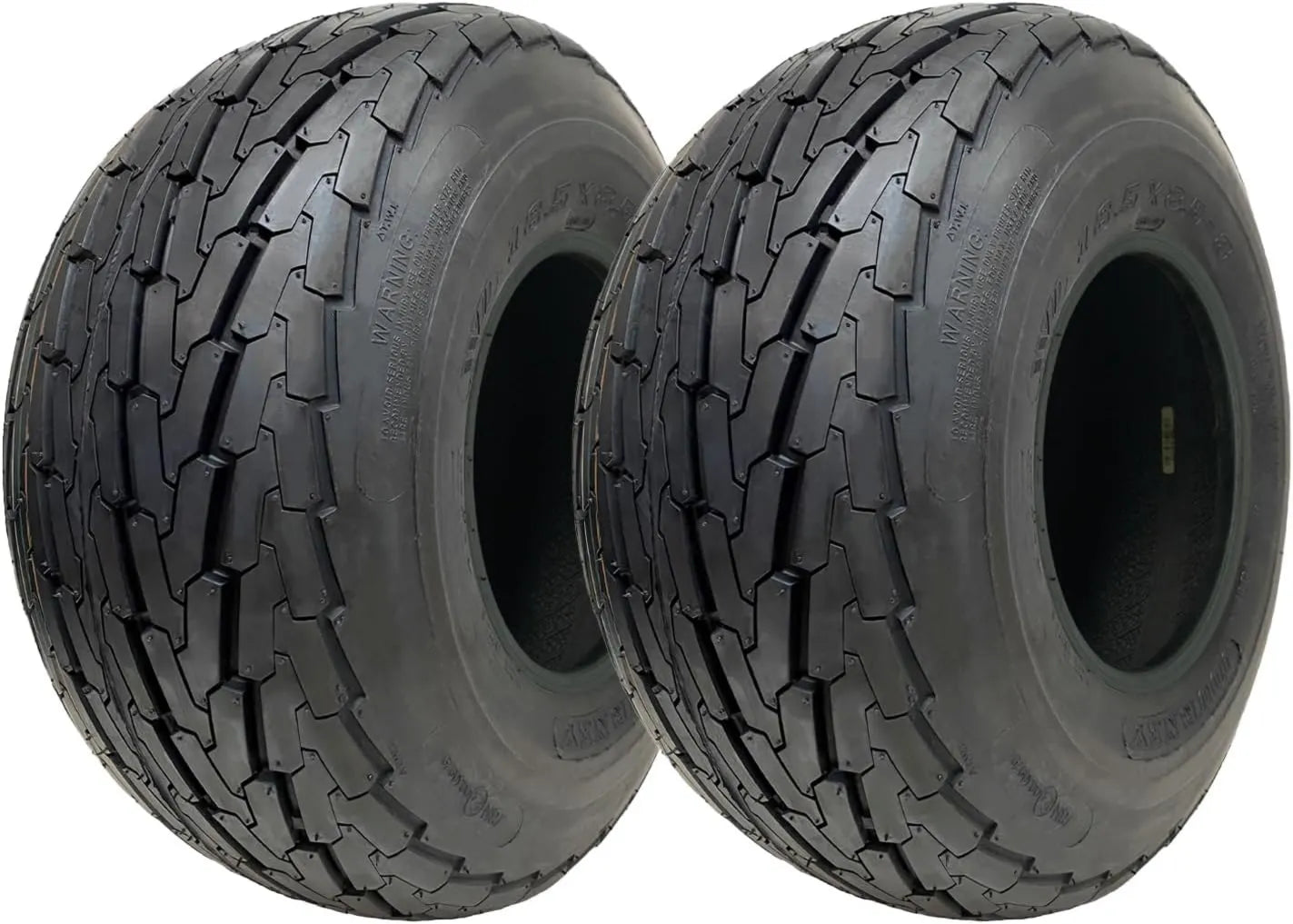 Lot de 2 de remorque Pneu pour remorque – lot de 2, 18,5 x 8,50-8, pour l'usage véhicule correspondant