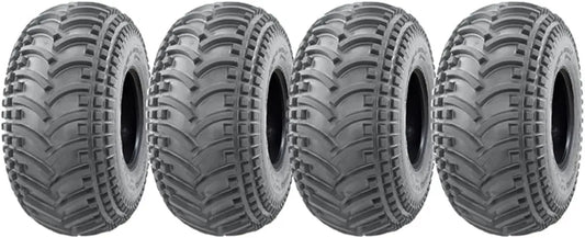 Parnells 4 Ensembles de de Remorque Pneu ATV et quad – 22 x 11.00-8, sans chambre à air, pour ATV, UTV et quad
